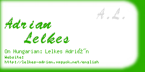 adrian lelkes business card